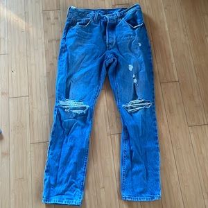 Straight leg Levi 501 jeans